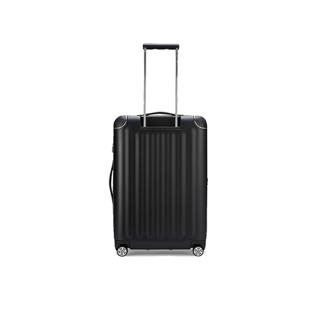 BOGNER Piz Deluxe Hartschalenkoffer Medium 65 cm in Schwarz, eleganter Trolley mit TSA-Lock und 360-Grad-Rollensystem