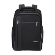 Der schwarze Samsonite Spectrolite 3.0 Rucksack mit mehreren Reißverschlussfächern, einem 15"-Laptopfach und einem Griff an der Oberseite ist auf weißem Hintergrund abgebildet.
