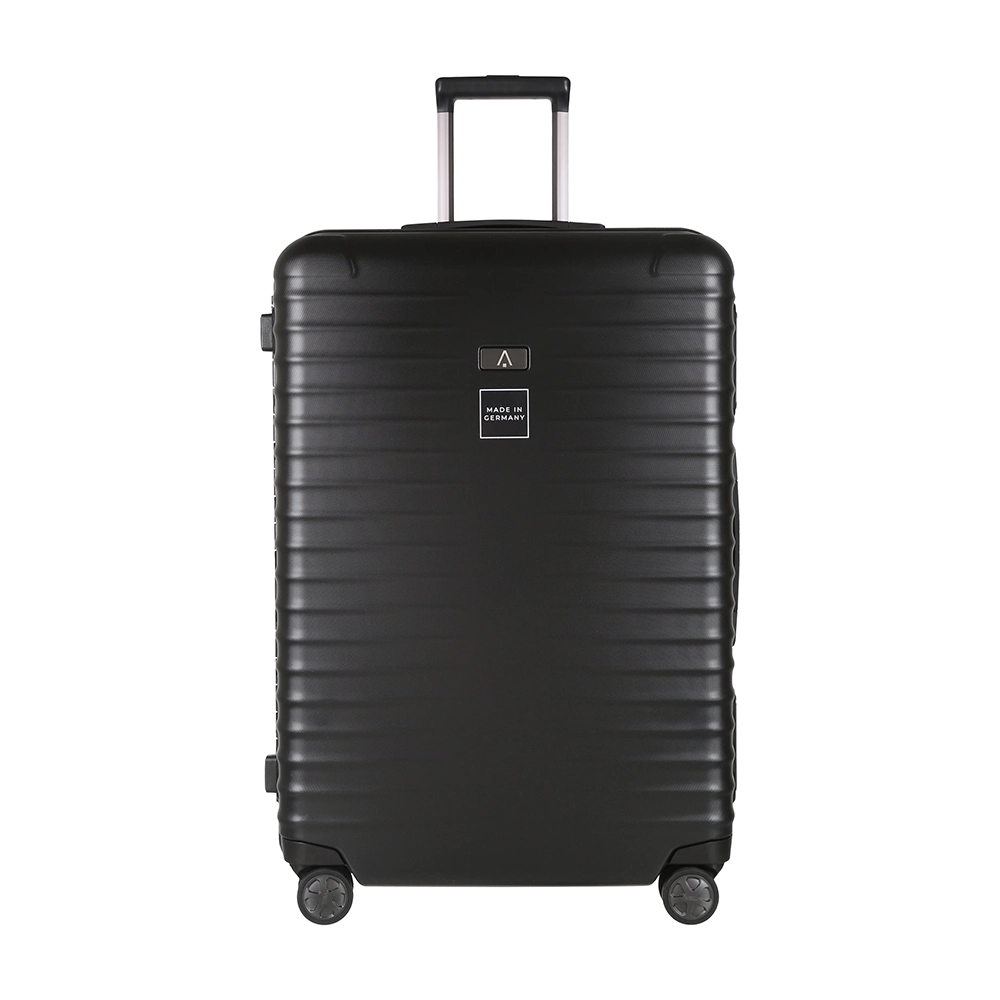 TITAN Litron Frame Hartschalenkoffer 75 cm in Schwarz mit 4 Doppelrollen, 100 Liter Volumen und TSA-Zahlenschloss
